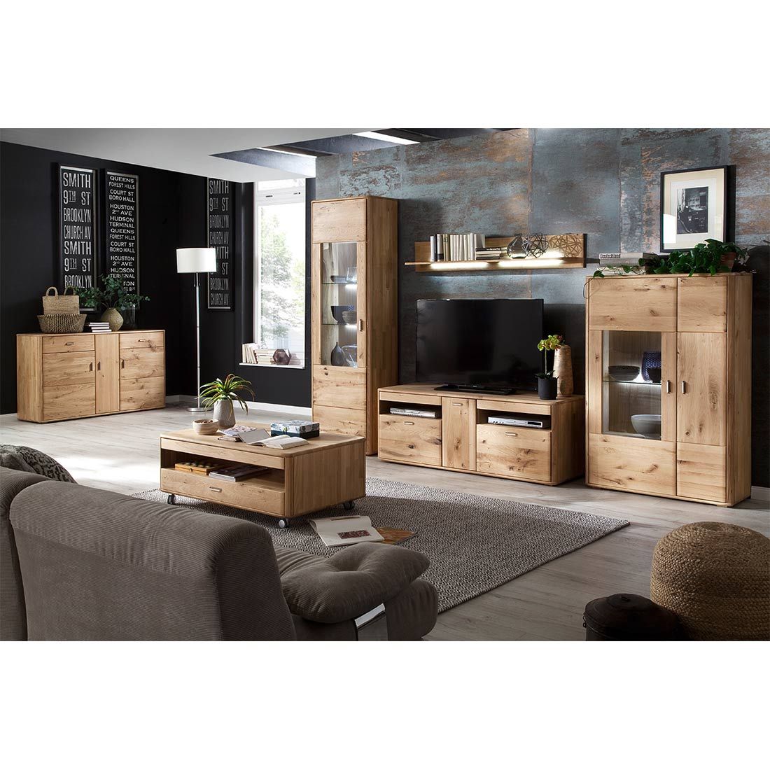 MCA Ravello Highboard 96x38x140cm