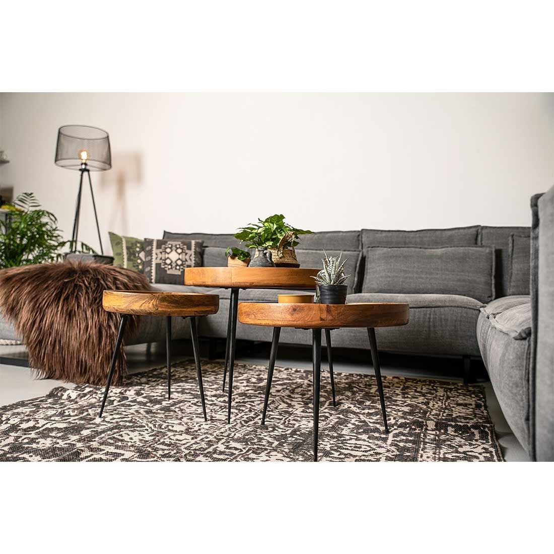 HSM Collection Ventura Beistelltisch Ø60x52cm