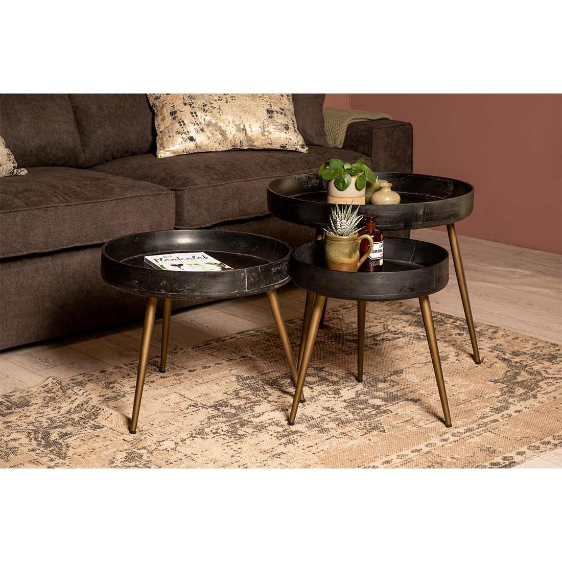 HSM Collection Ventura Beistelltisch Ø40x42