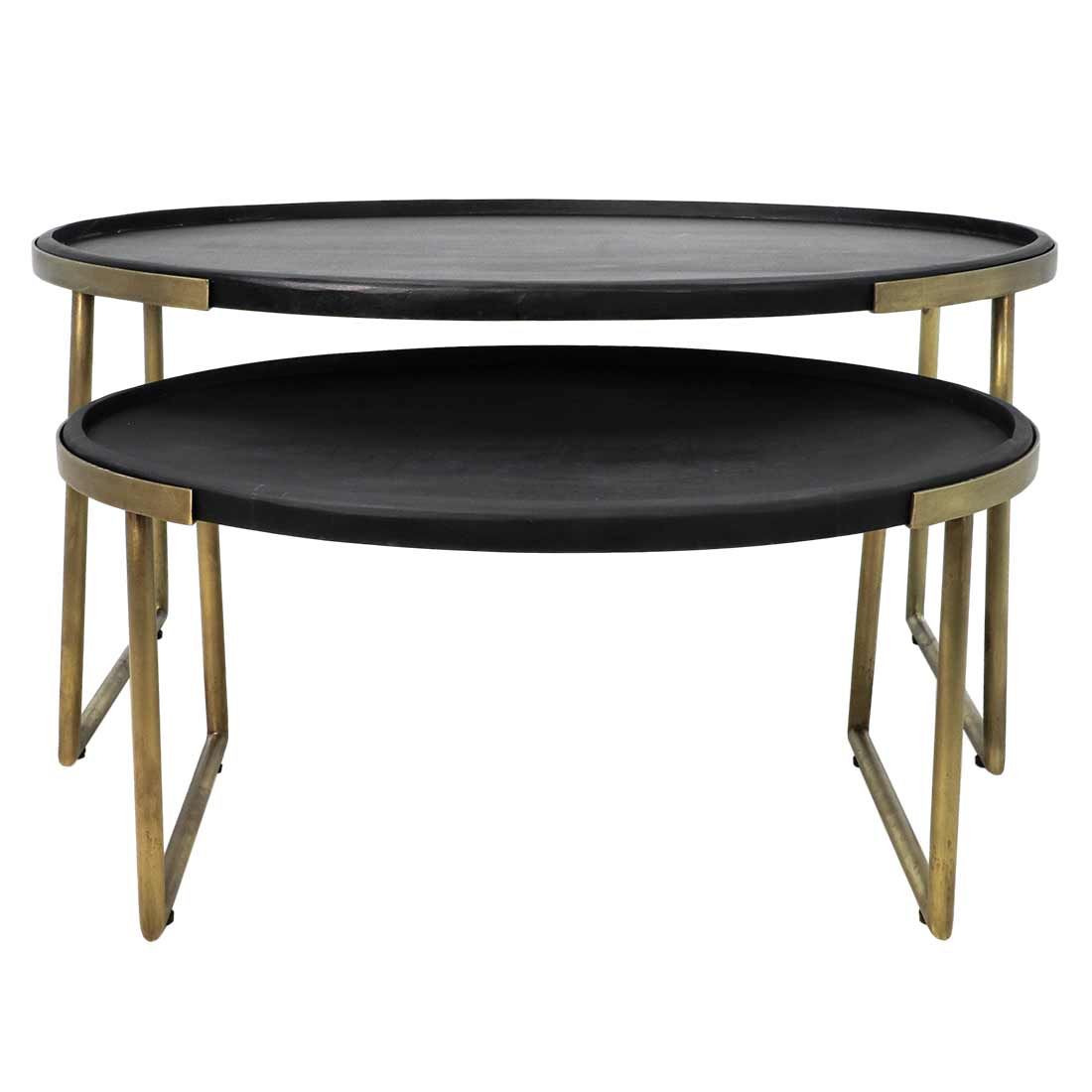 HSM Collection Paulson Couchtisch-Set 2-tlg.