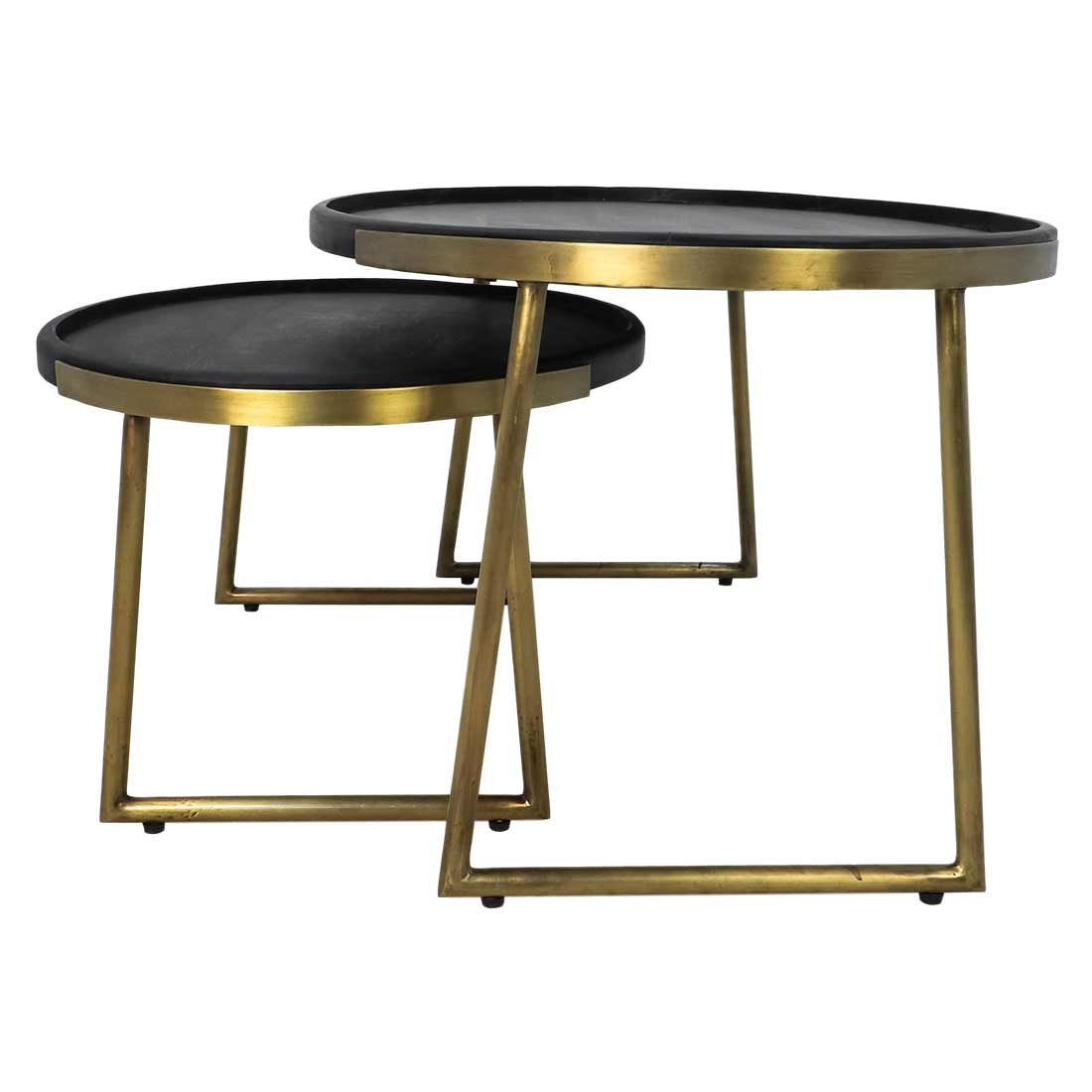 HSM Collection Paulson Couchtisch-Set 2-tlg.