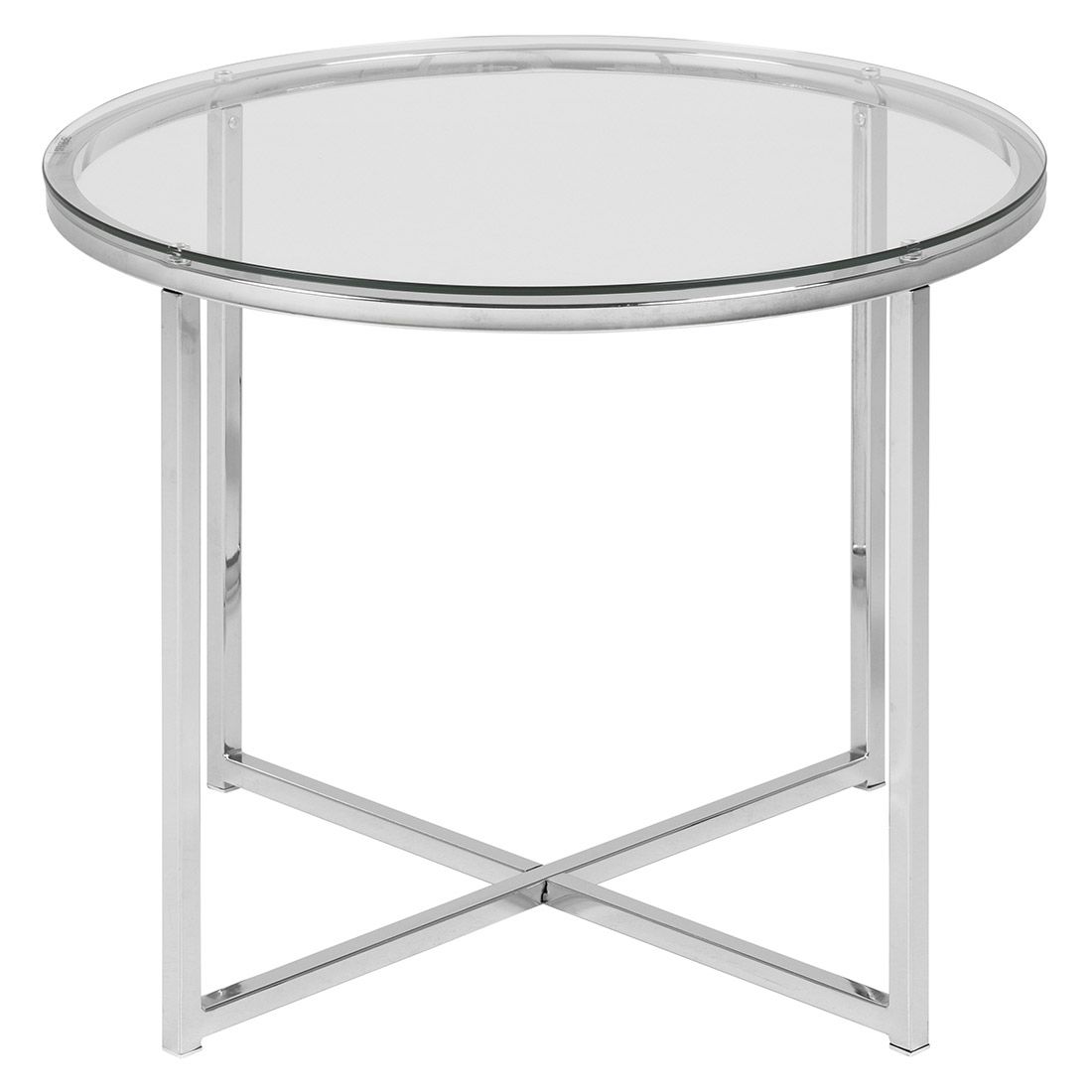 AC Design Cross Beistelltisch Ø55x45cm