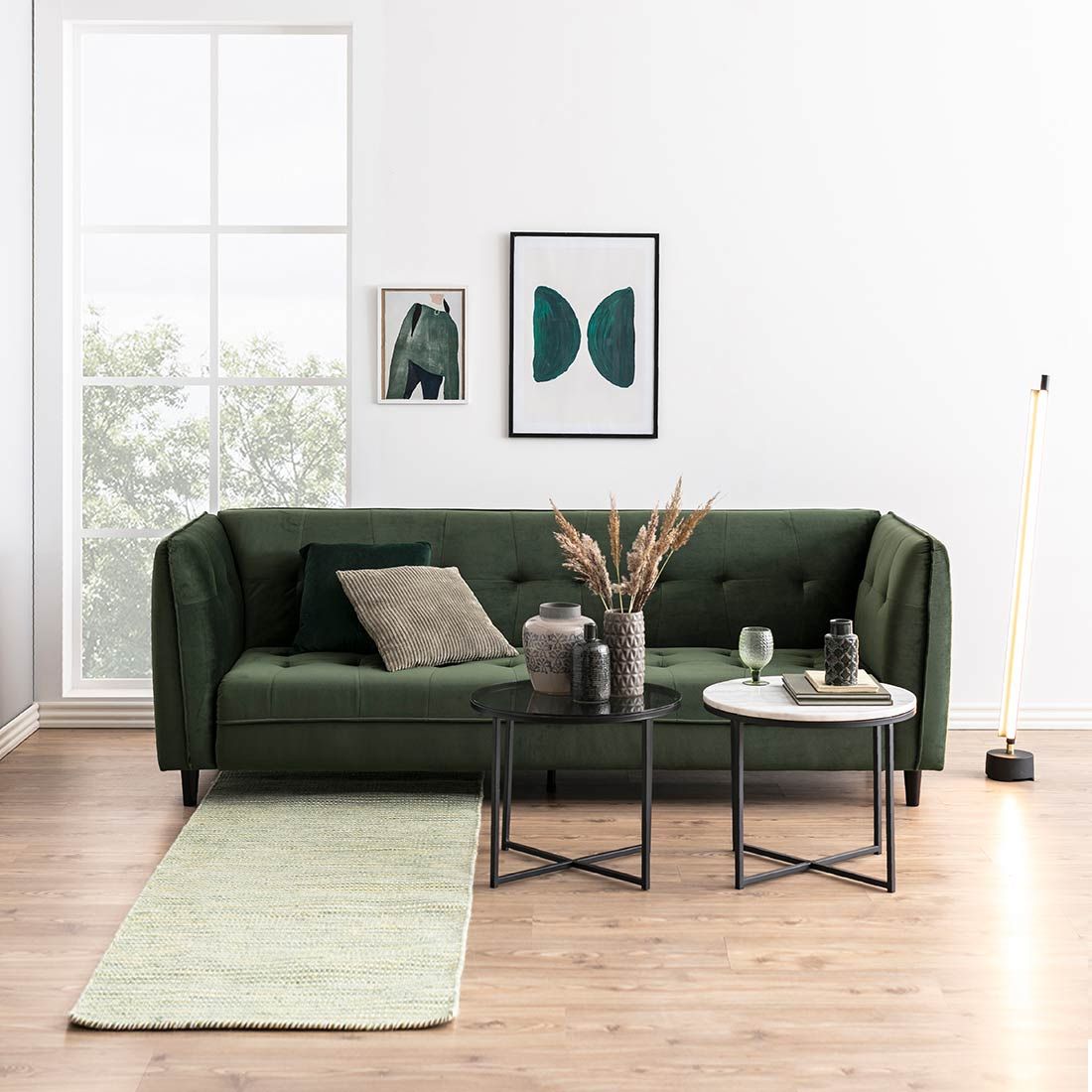 AC Design Cross Beistelltisch Ø55x45cm