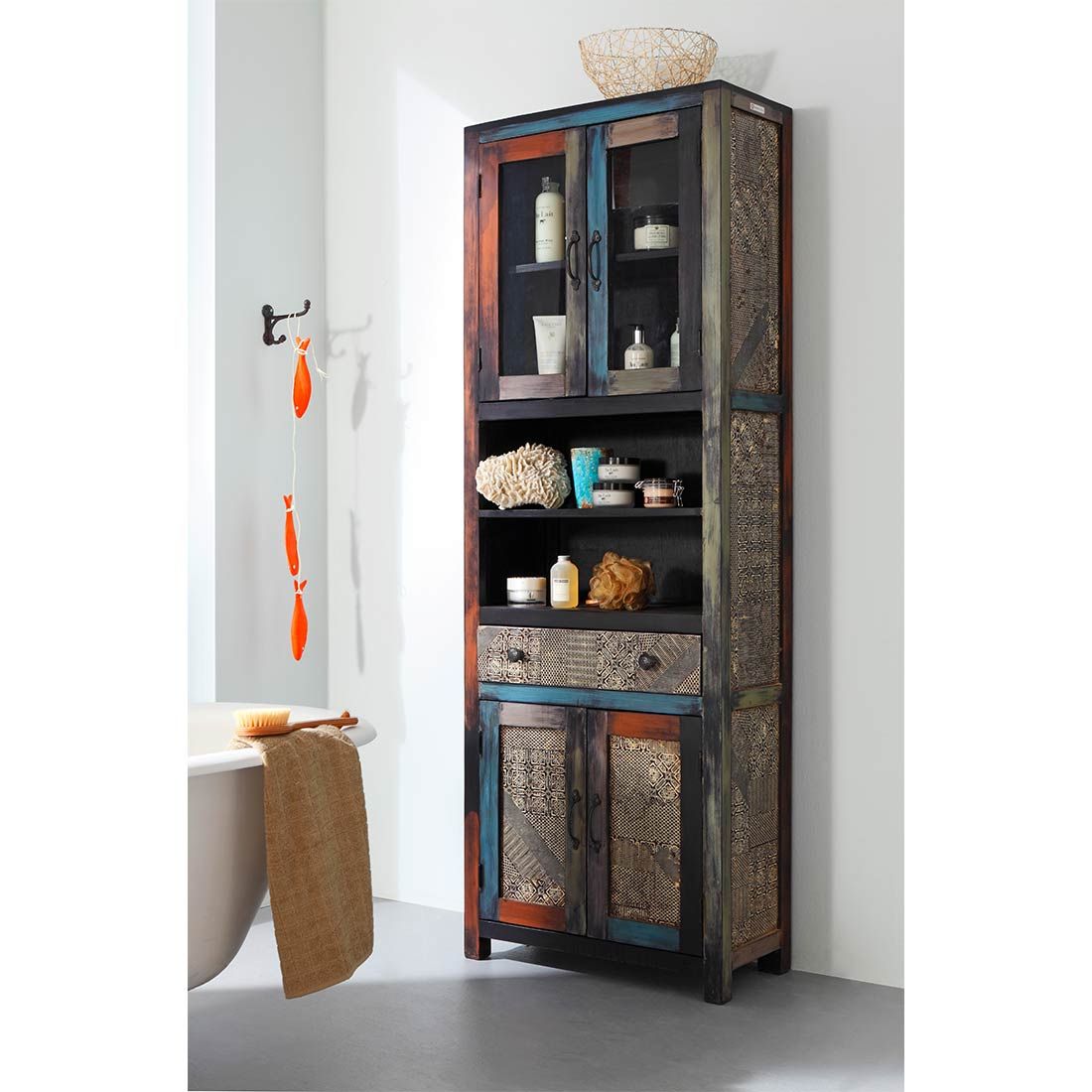 Wolf Möbel Goa Hochschrank 67x30,5x190cm