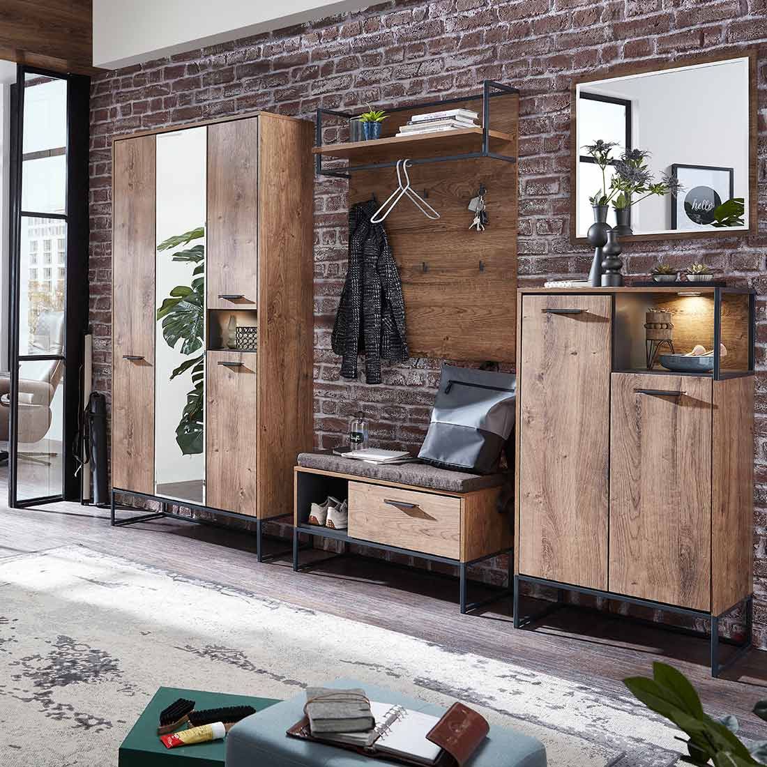 Wohnconcept Manhattan Garderobenbank 79x38x50cm