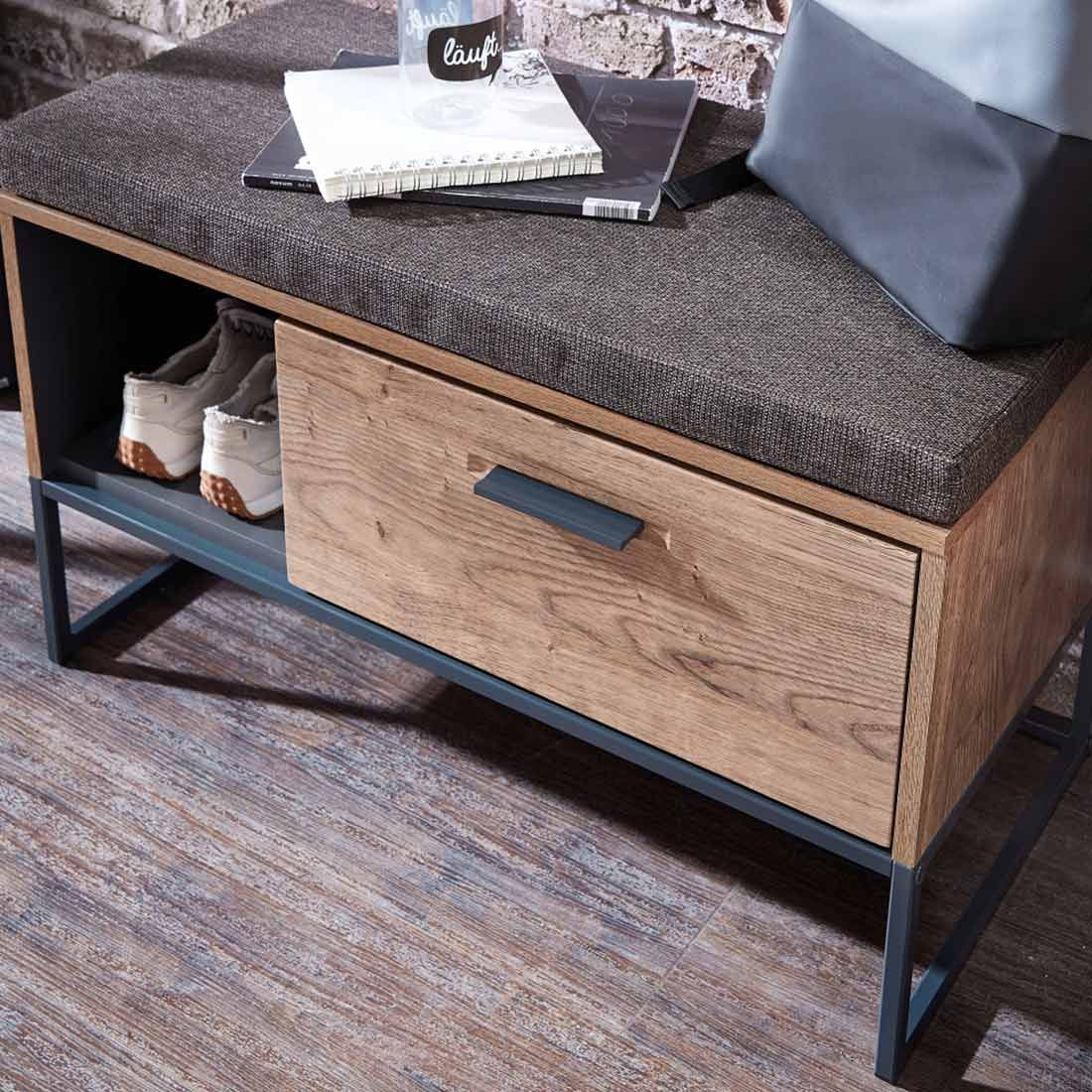 Wohnconcept Manhattan Garderobenbank 79x38x50cm