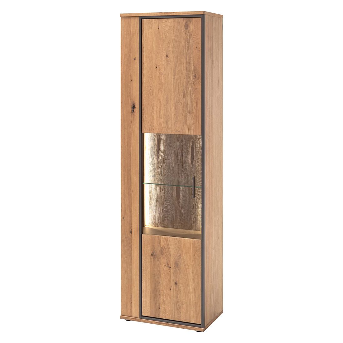 MCA Campinas Vitrine mit Beleuchtung 60x37x209cm