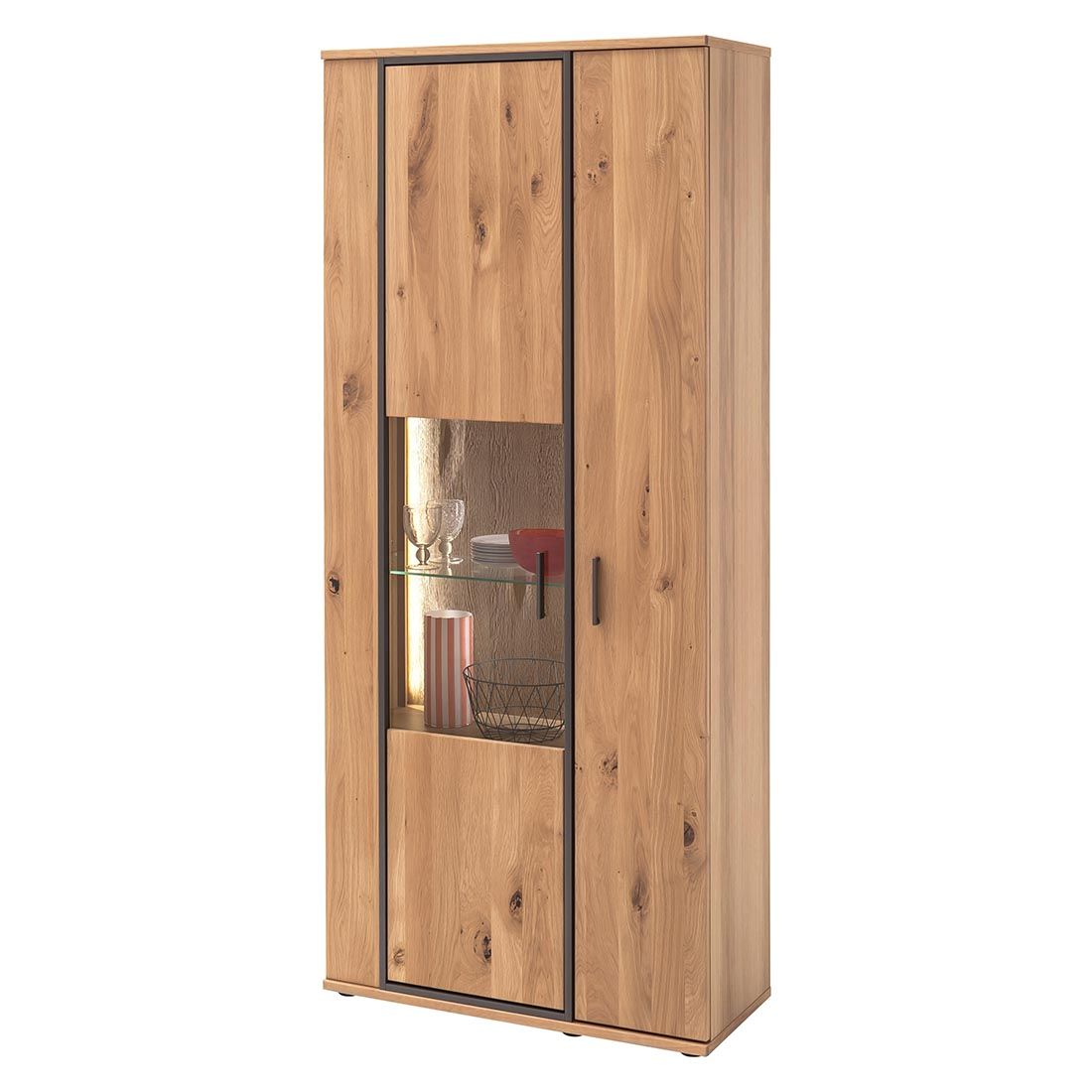 MCA Campinas Vitrine mit Beleuchtung 90x37x209cm