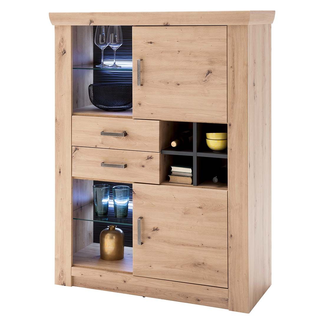 MCA Meran Highboard 110x45x146cm