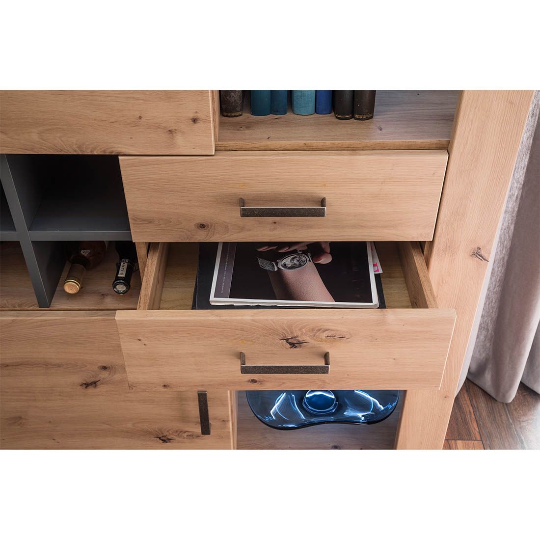 MCA Meran Highboard 110x45x146cm