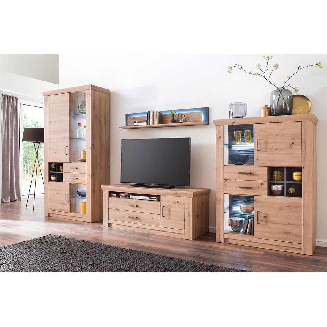 MCA Meran Highboard 110x45x146cm