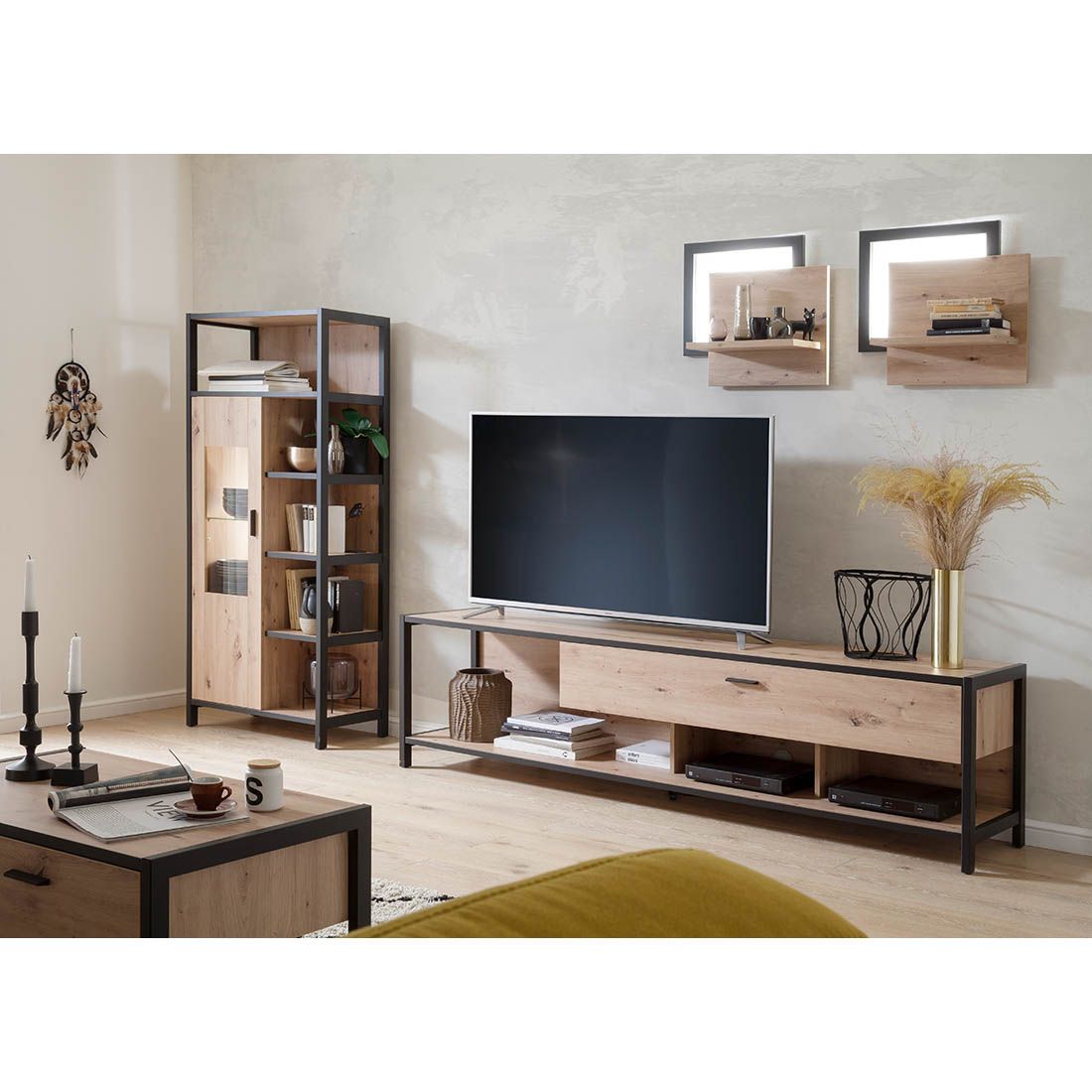 MCA Algarve Wandboard 2er-Set 56x24x51cm