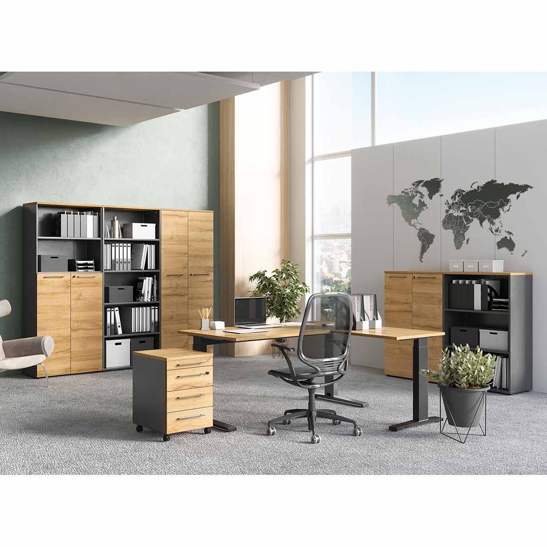 Germania Agenda Rollcontainer 42x49x61cm