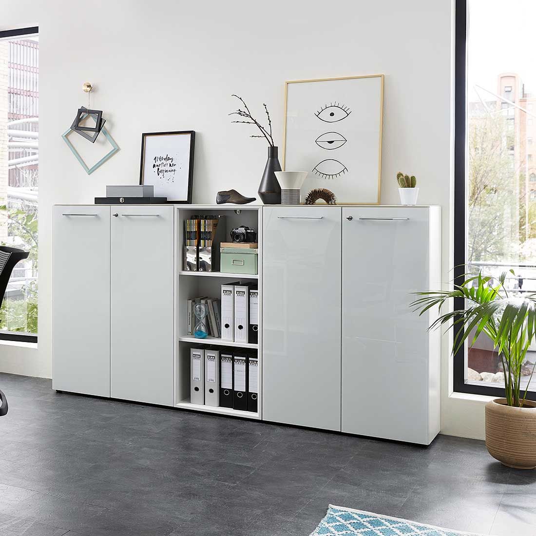 Germania Monteria Büroschrank 80x37x120cm
