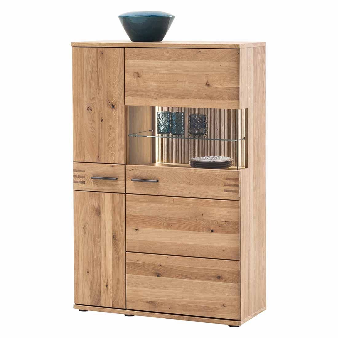 MCA Salvador Highboard mit Beleuchtung 90x37x136cm