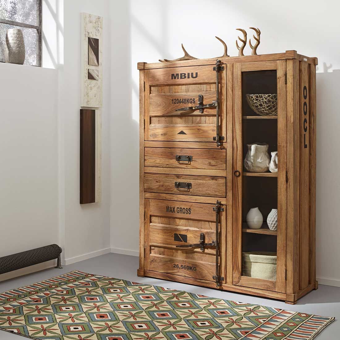 Wolf Möbel Container Highboard 110x45x150cm