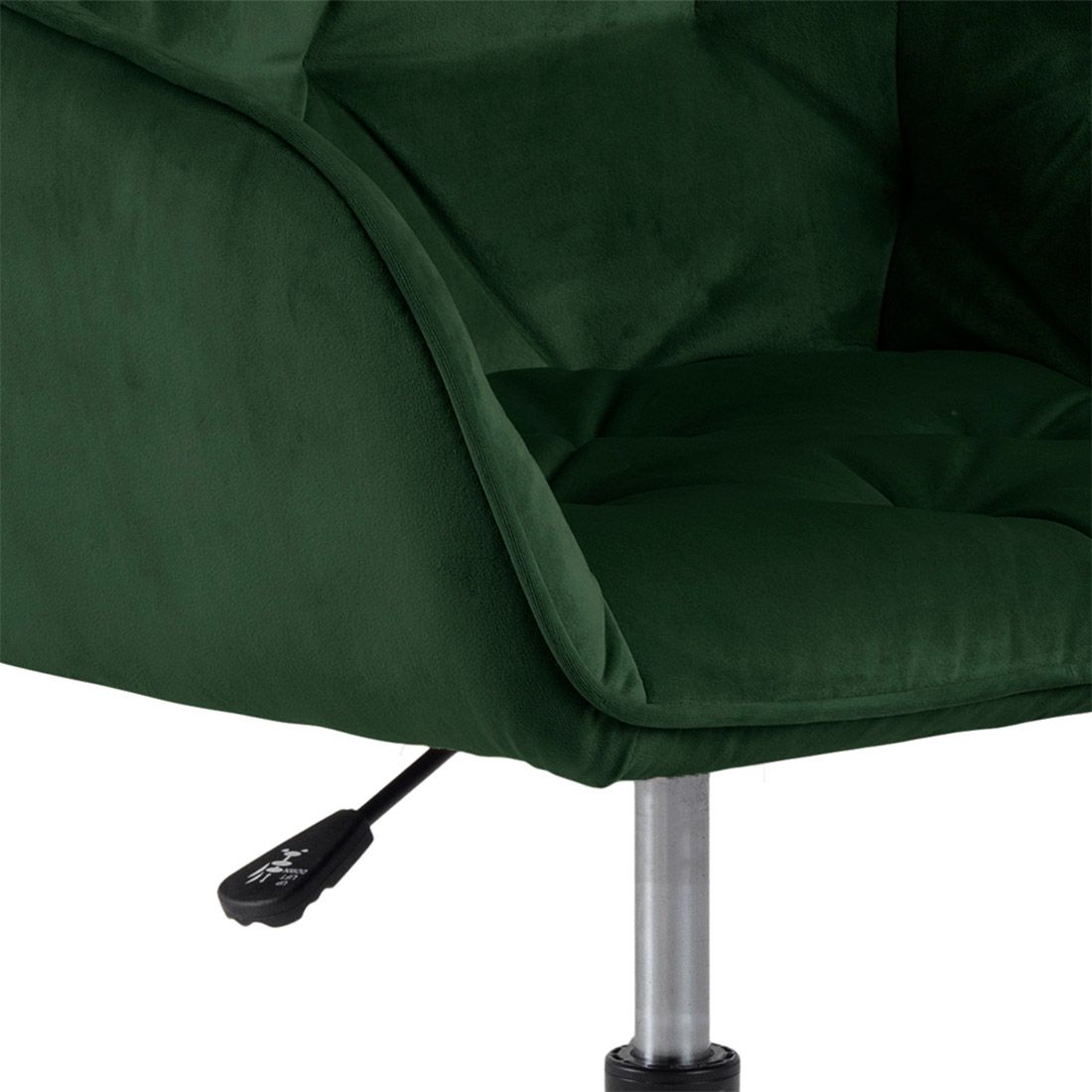 AC Design Brooke Bürostuhl Waldgrün/Schwarz, ca. 59x88x58 cm