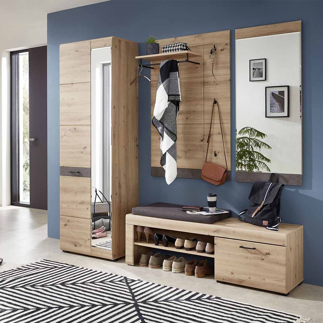 Innostyle Wien Garderobenpaneel 80x28x125cm