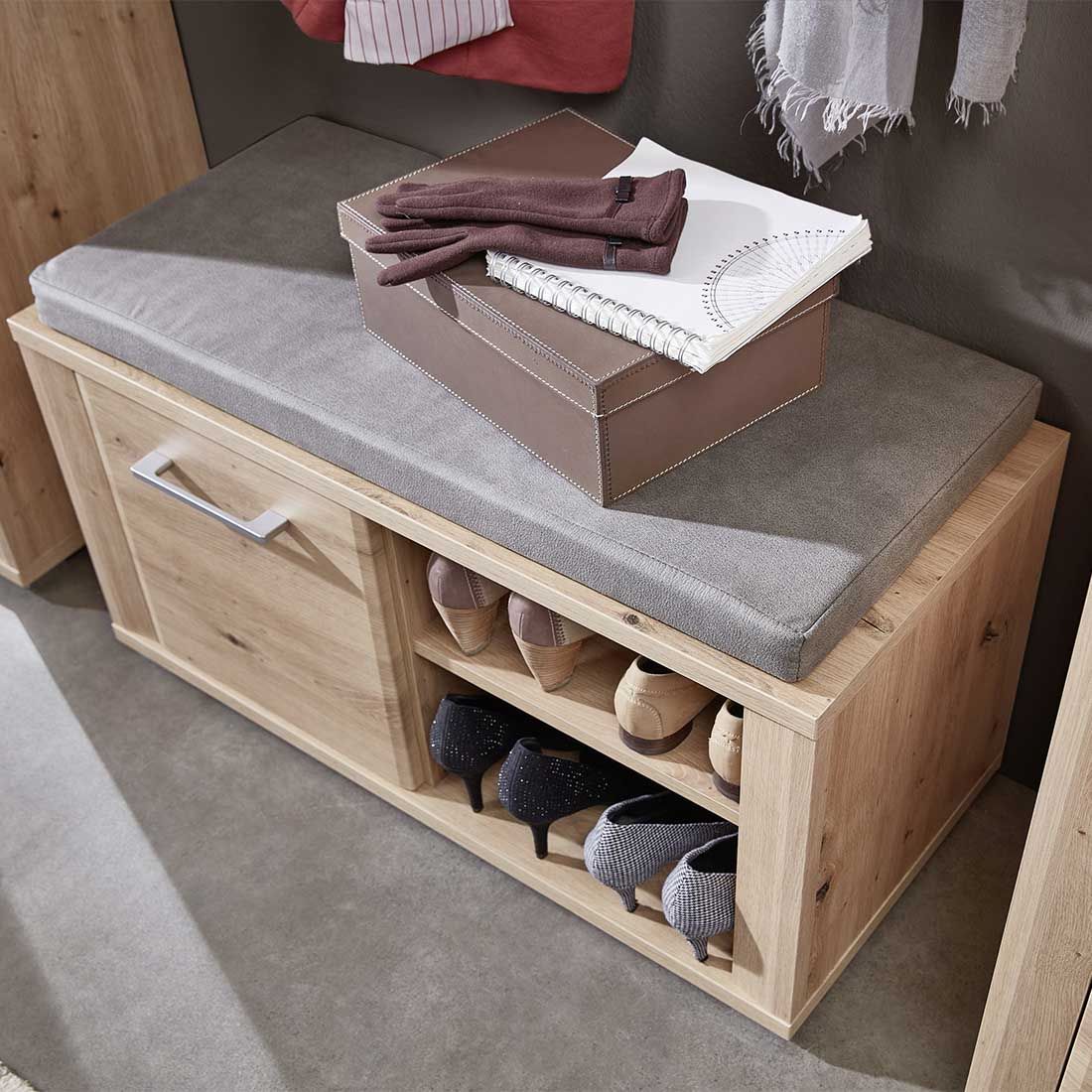 Innostyle Telia Garderobenbank 85x38x47cm