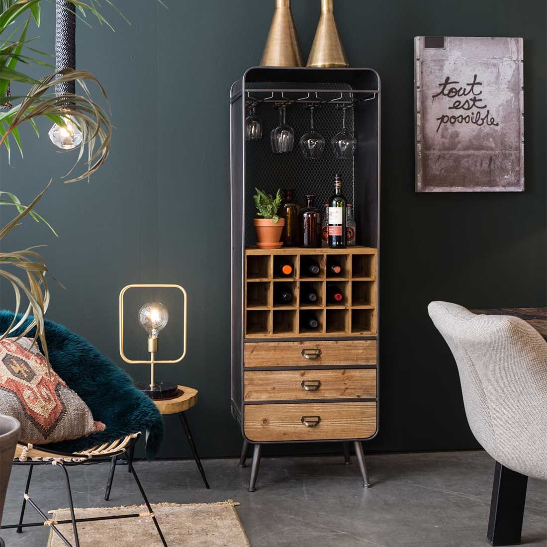 Dutchbone Vino Hochschrank 56x38x170cm