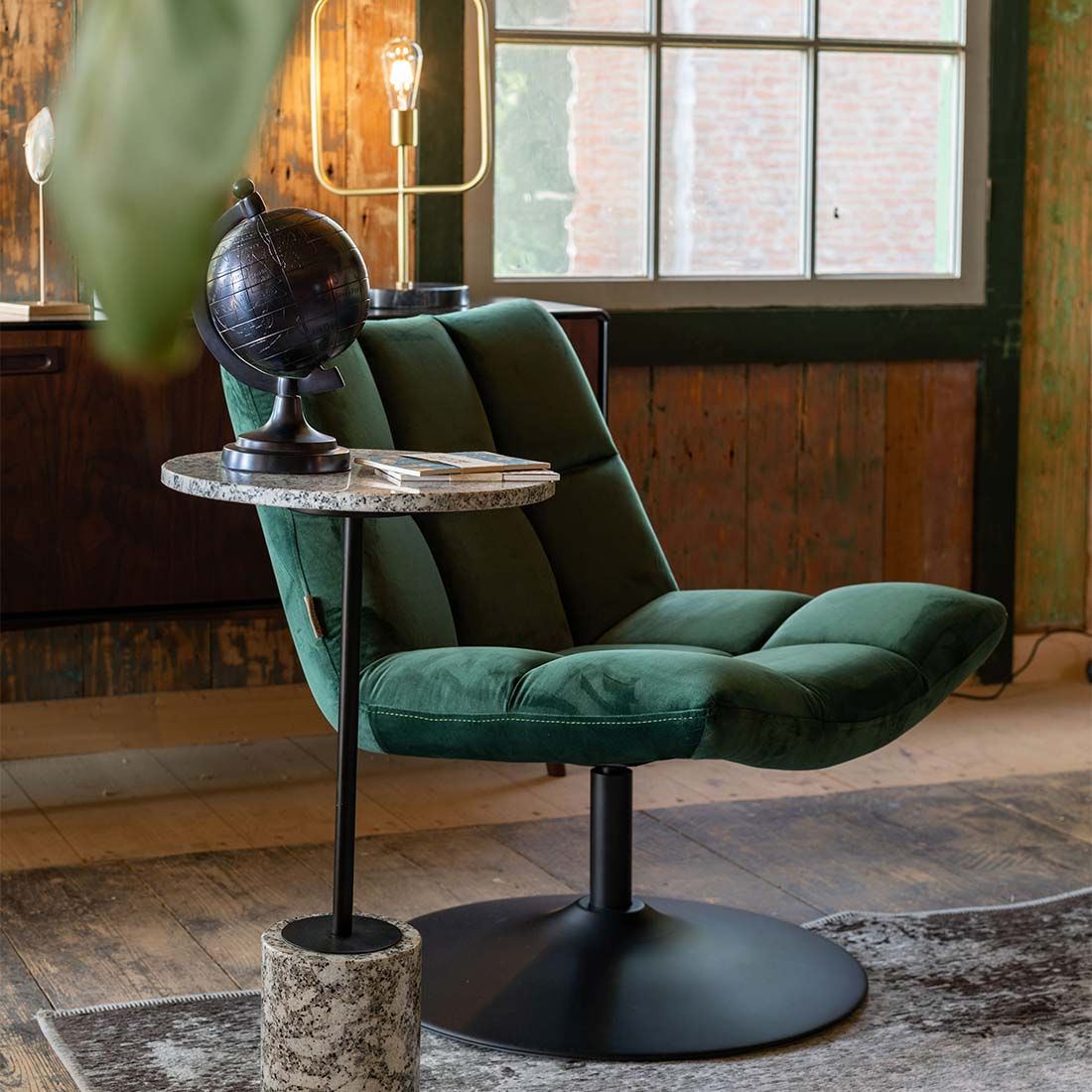 Dutchbone Bar Velvet Sessel drehbar