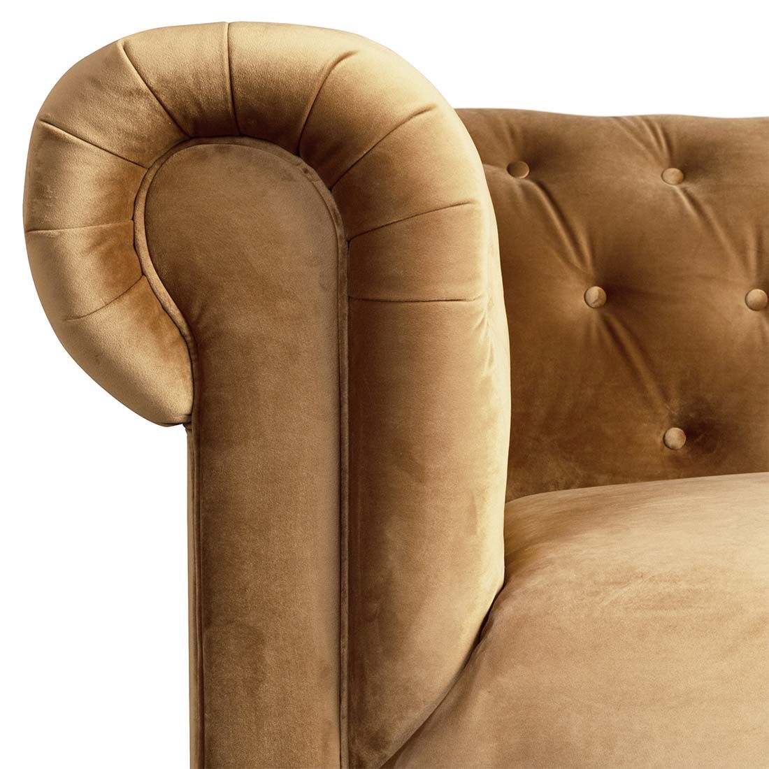 Dutchbone Chester Velvet 3-Sitzer-Sofa