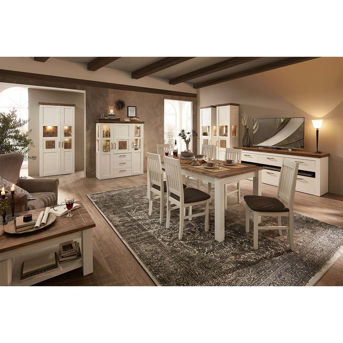 Wohnconcept Provence Lowboard 206x47x81cm