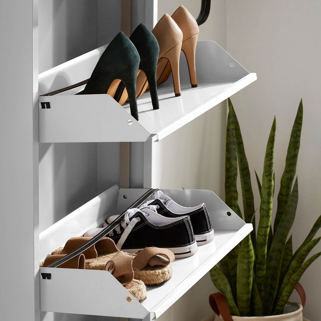 La Forma Ode Schuhkipper 50x15x136cm Weiß