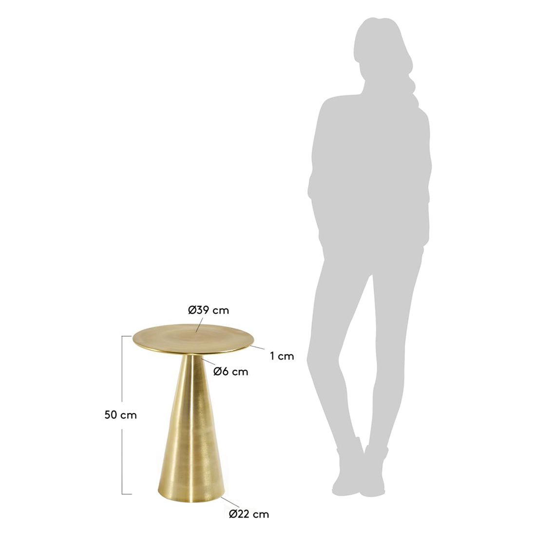 La Forma Rhet Beistelltisch Ø39x50cm