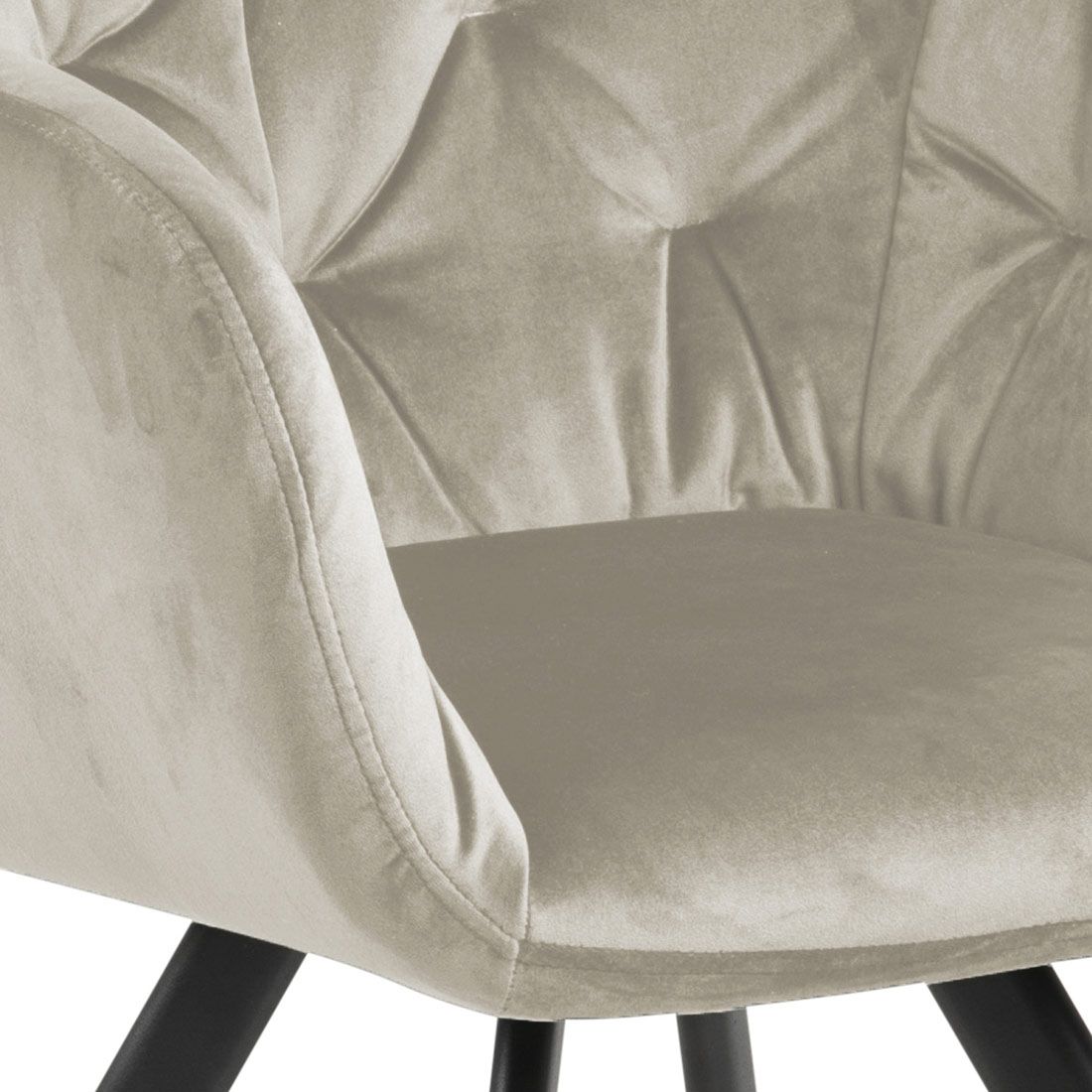 AC Design Lola Armlehnstuhl drehbar Beige