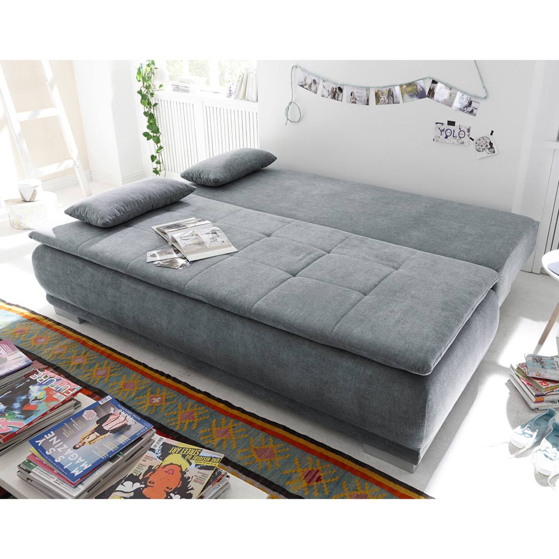 ED Lifestyle Polstermöbel Luigi Schlafsofa 211x103x93cm