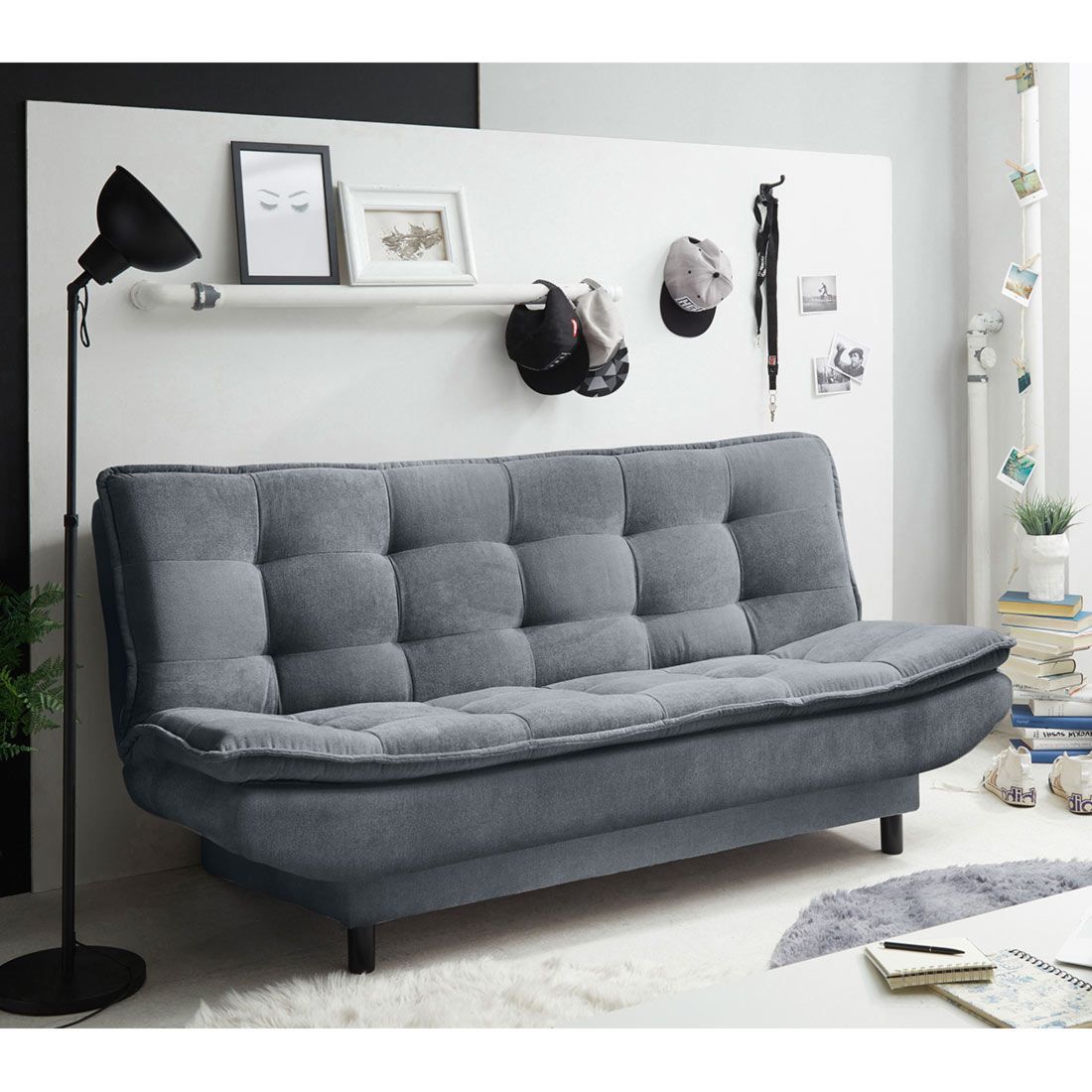 ED Lifestyle Polstermöbel Patch 2 Schlafsofa 188x89x90cm