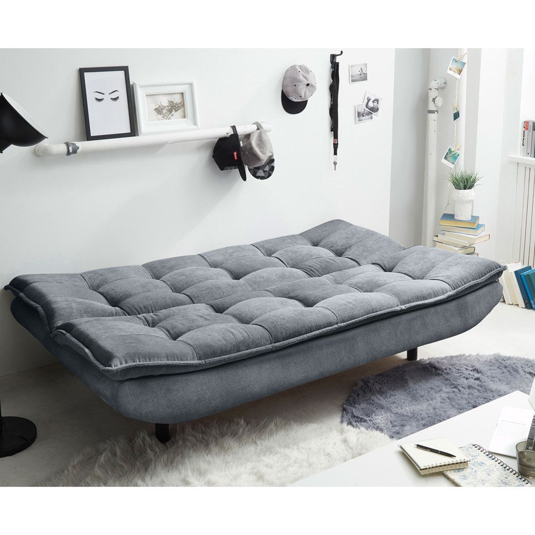 ED Lifestyle Polstermöbel Patch 2 Schlafsofa 188x89x90cm