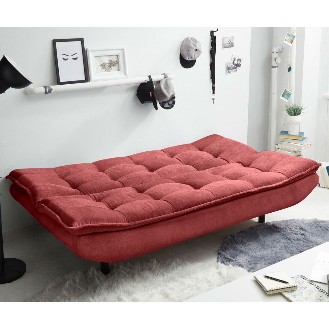 ED Lifestyle Polstermöbel Patch 2 Schlafsofa 188x89x90cm