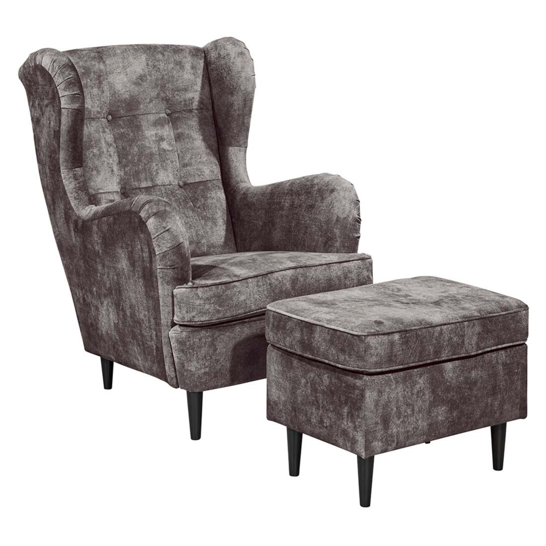 ED Lifestyle Polstermöbel Oskar 3 Hocker 63x42x43cm