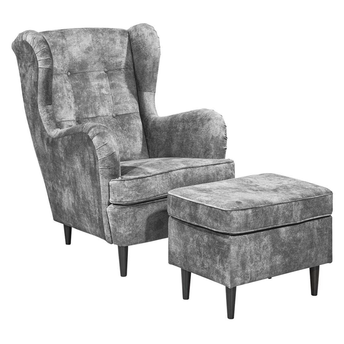 ED Lifestyle Polstermöbel Oskar 3 Hocker 63x42x43cm