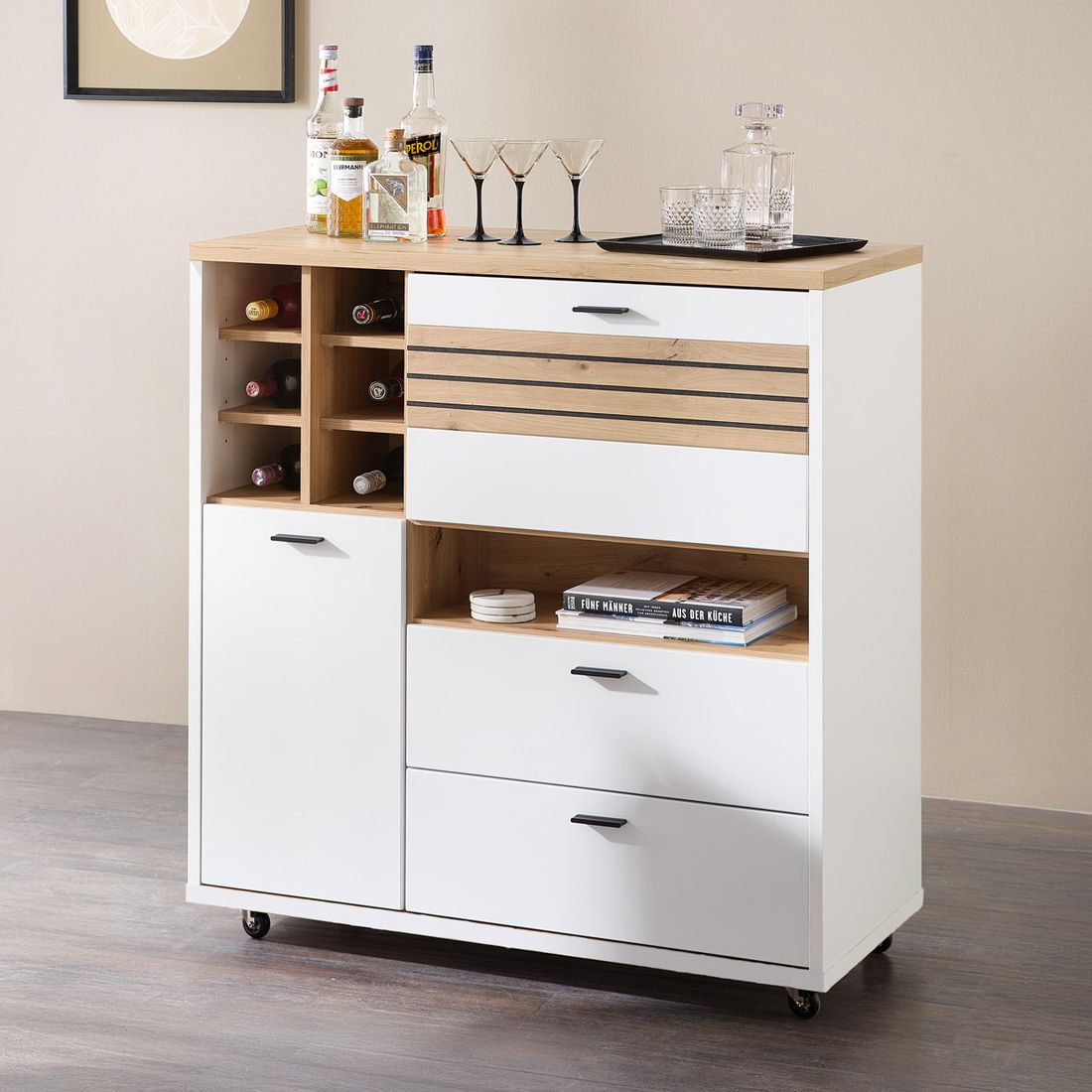 Wohnconcept Fresno Highboard 105x53x112cm