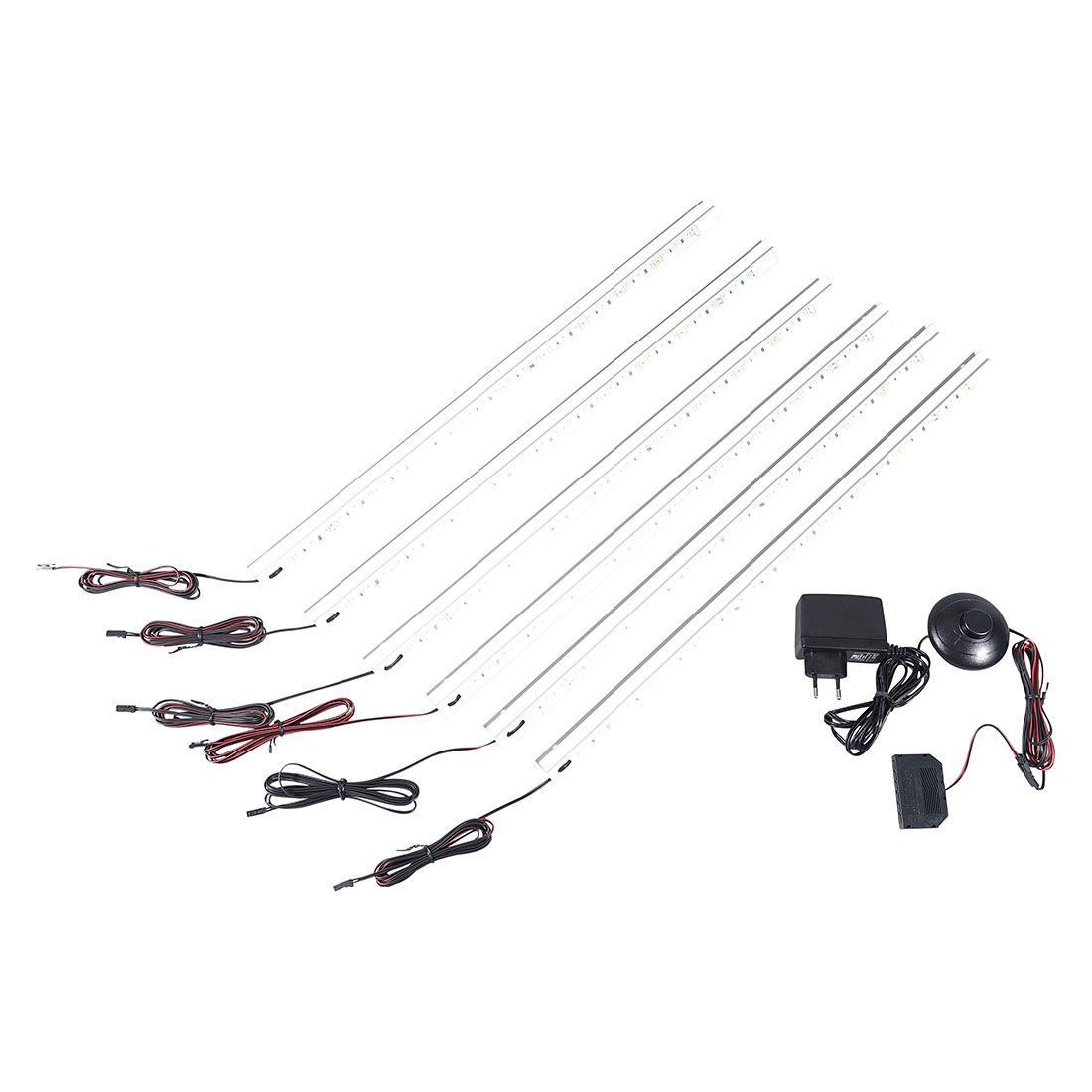 set one York LED-Glasbodenbeleuchtung 6er-Set