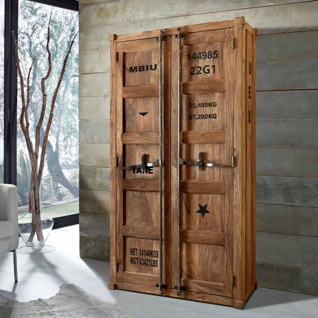 Wolf Möbel Container Hochschrank 90x45x180cm