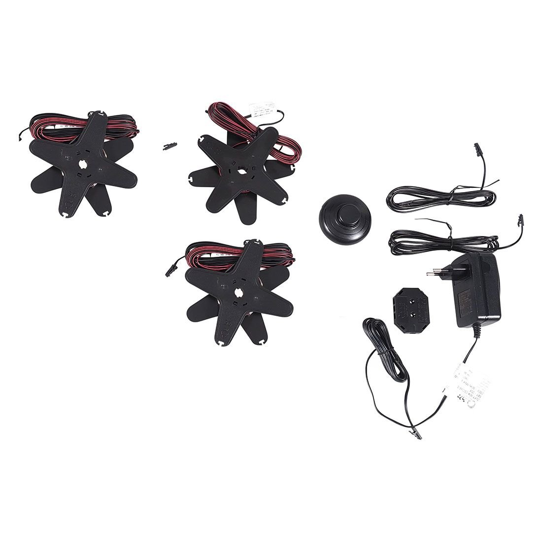 set one York LED-Holzbodenbeleuchtung 3er-Set