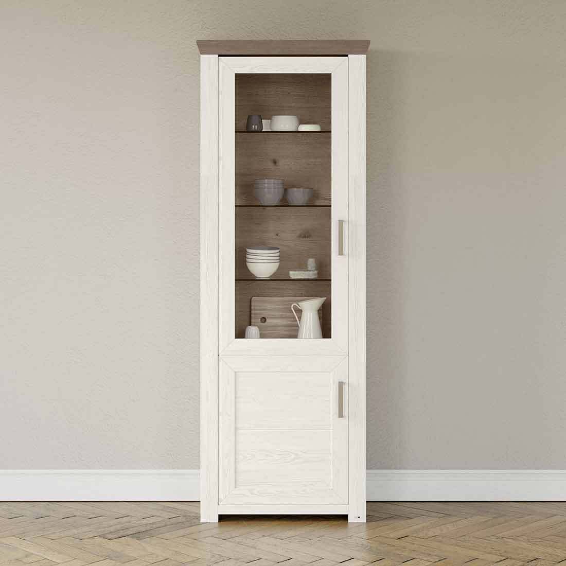 set one York Vitrine 74,5x42,2x206,6cm