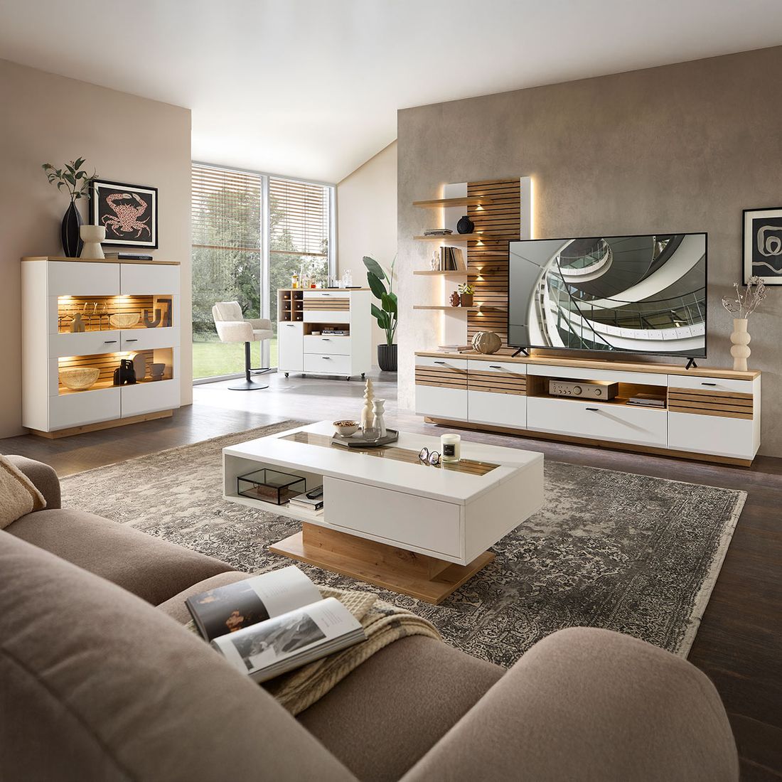 Wohnconcept Fresno Highboard 105x53x112cm
