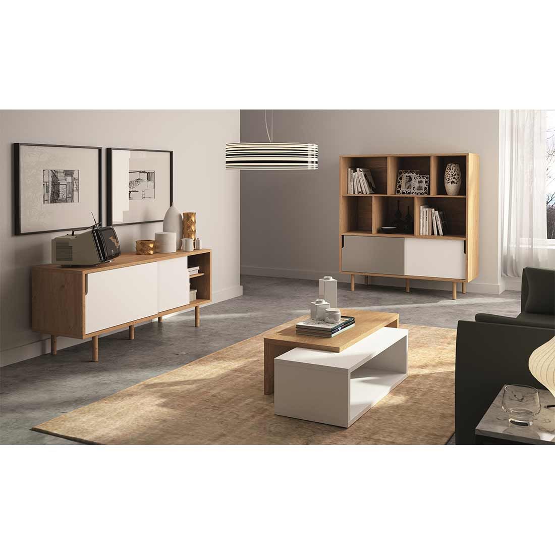 TEMAHOME Jazz Couchtisch 90x45cm
