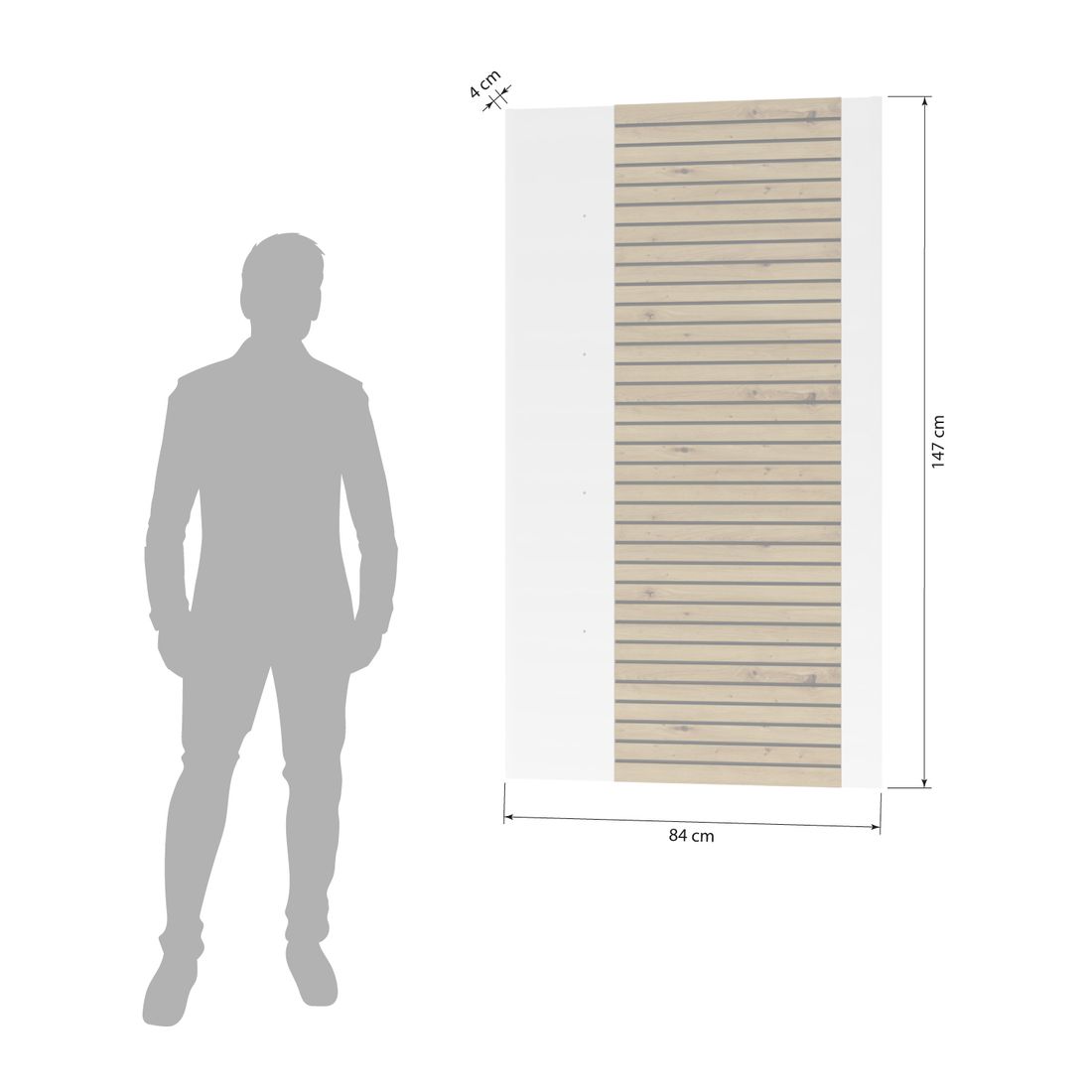 Wohnconcept Fresno Wandboard