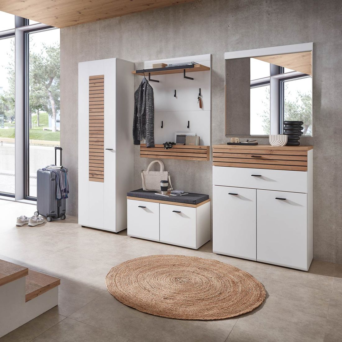 Wohnconcept Fresno Garderobenpaneel 80x33x114cm