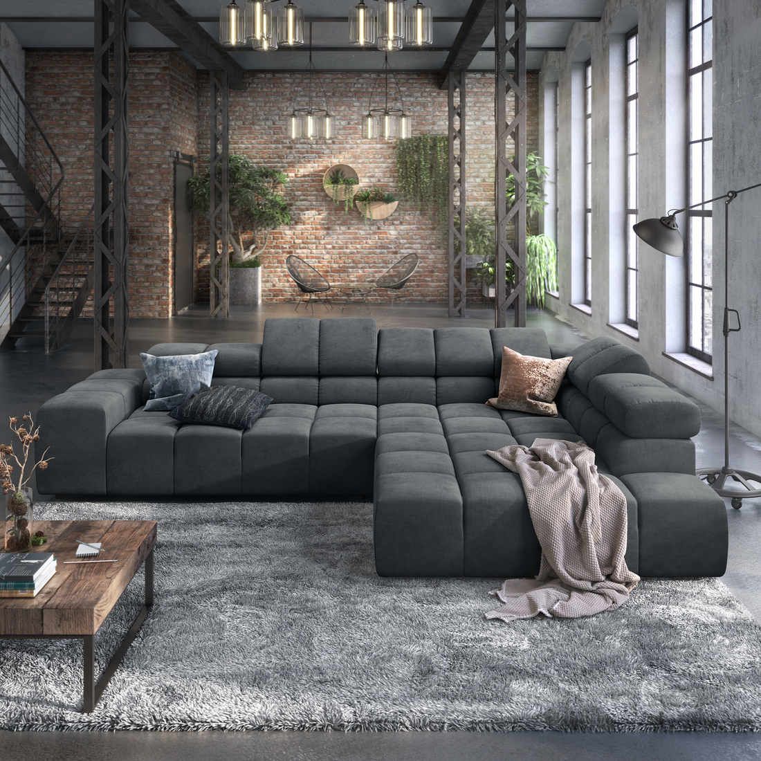 HOMELIV. Charlotta Ecksofa 319x215x82cm