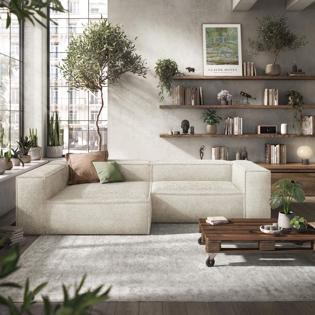 HOMELIV. Glennon Ecksofa Shaun Chenille