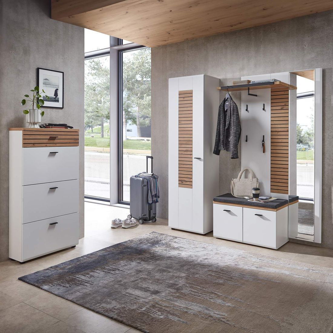 Wohnconcept Fresno Schuhkipper 65x25x132cm