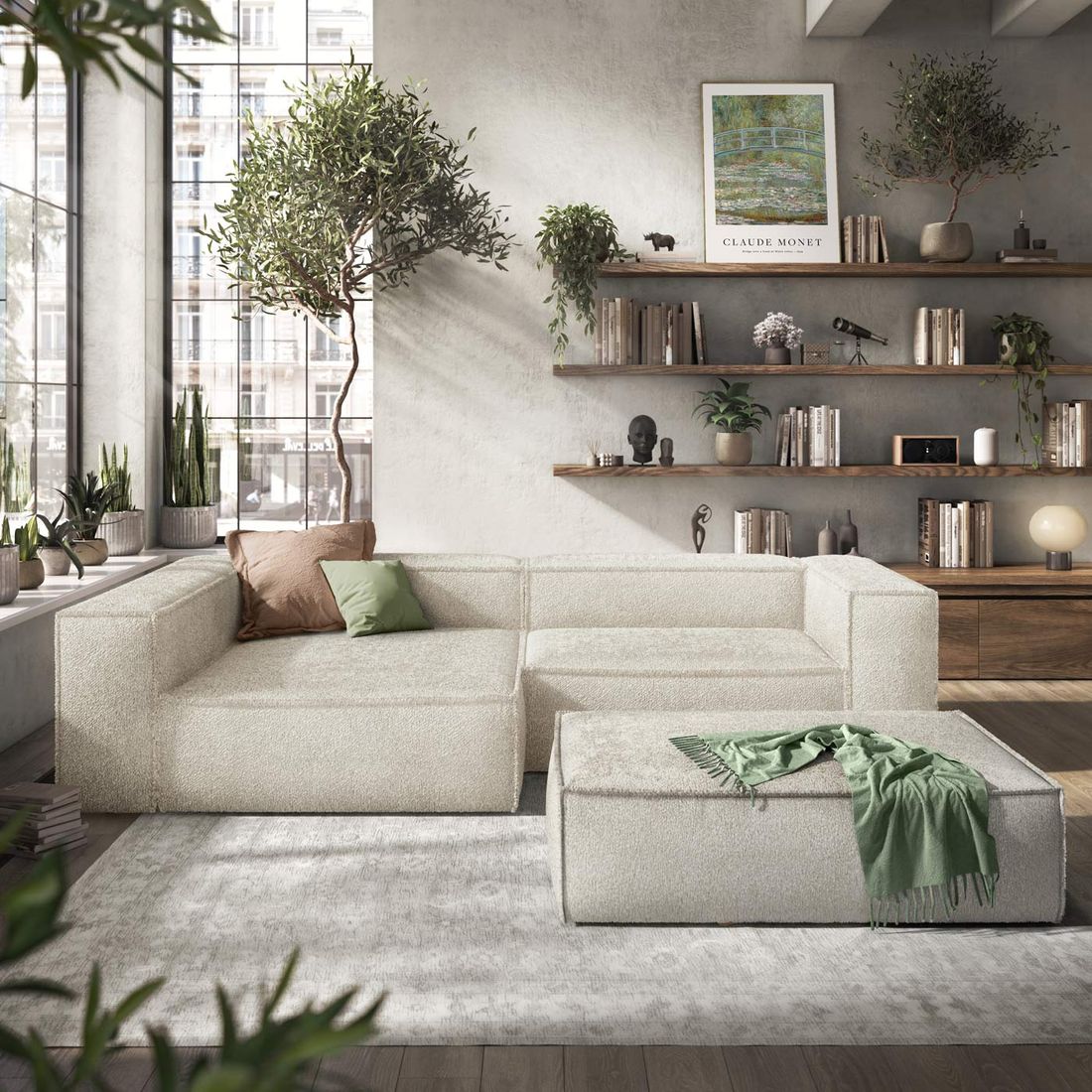HOMELIV. Glennon Ecksofa Shaun Chenille