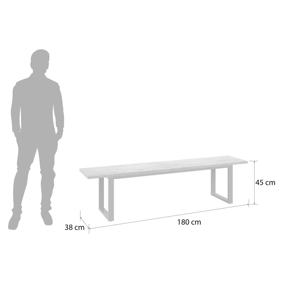 Carla & Marge Factory Zone Sitzbank 180cm